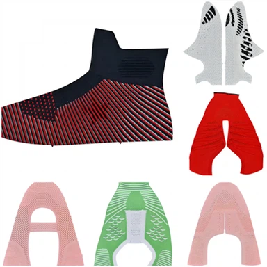 Tissu supérieur tricoté par plat respirable de maille de chaussure de Vamp d'espadrille