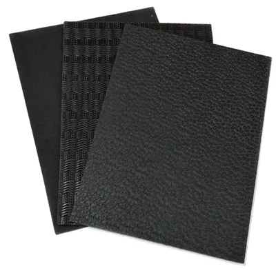 Plaque de feuille de caoutchouc noire à motif de diamant, nouveau pied pour la fabrication de talons de semelle de chaussure