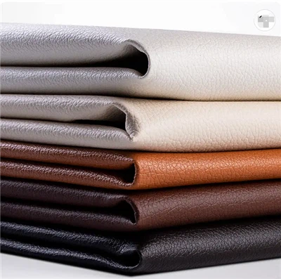 Cuir synthétique artificiel tricoté de PVC de support pour la tapisserie d'ameublement