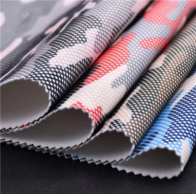Tissu en cuir synthétique d'unité centrale de tissu de filet de maille de camouflage en cuir pour des chaussures