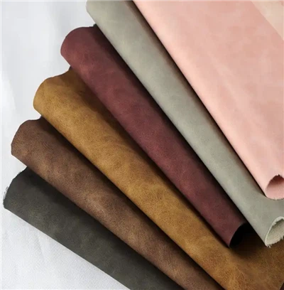 Matériel à base d'eau de cuir synthétique d'unité centrale de suède de Nubuck pour le sac de chaussures