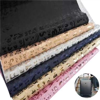 Marques en cuir Pu pailleté avec réfléchissant adapté