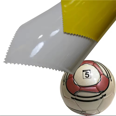 Tissu en cuir PU pour ballons de football / soccer