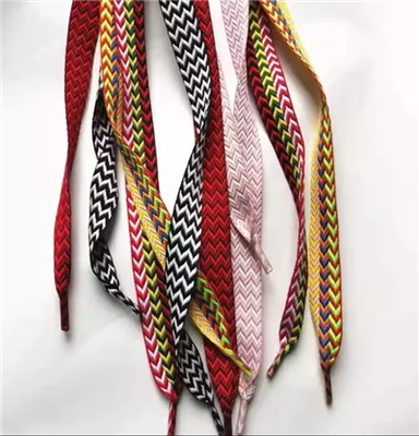 Lan Vin chaussure large dentelle 1.5 cm de large Style bohème dentelle de couleur plate