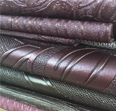 Cuir gaufré PVC déjoué