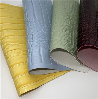 Fabricants de cuir synthétique PVC en Chine