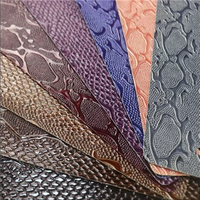 Matériaux de tissu en cuir d'usine en gros de PVC pour la chaussure/sacs/canapé