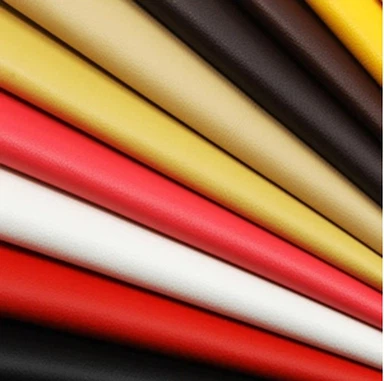 Matériau en cuir PU blanc